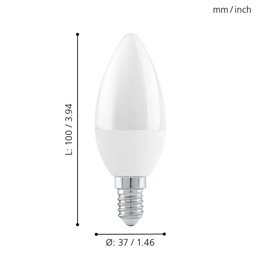 EGLO - LED Stmívatelná žárovka E14/6W/230V 3000K - STEPDIMMING