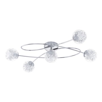 Eglo 13659 - Stropní svítidlo PRATO 1 5xG9/33W/230V