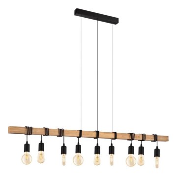 Eglo 182429 - Lustr na lanku TOWNSHEND 9xE27/60W/230V