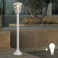 Eglo 18799 - LED Venkovní lampa ALORIA 1xE27/8,5W/230V IP44 bílá