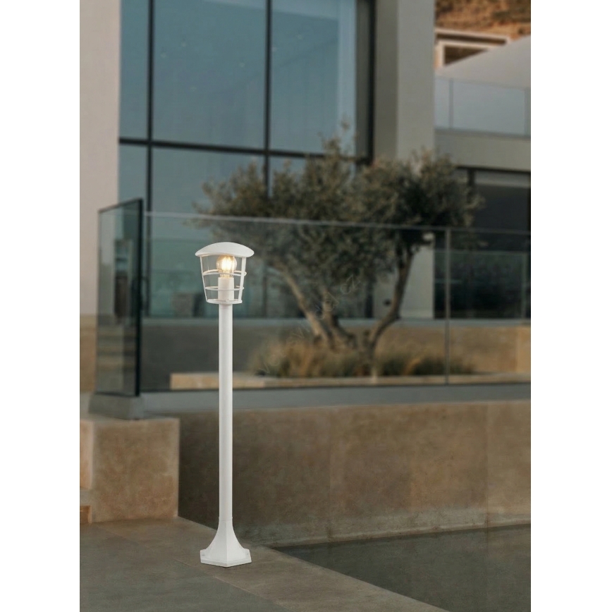 Eglo 18799 - LED Venkovní lampa ALORIA 1xE27/8,5W/230V IP44 bílá