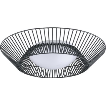 Eglo 200842 - LED Stropní svítidlo PIASTRE LED/8,2W/230V pr. 39 cm černá