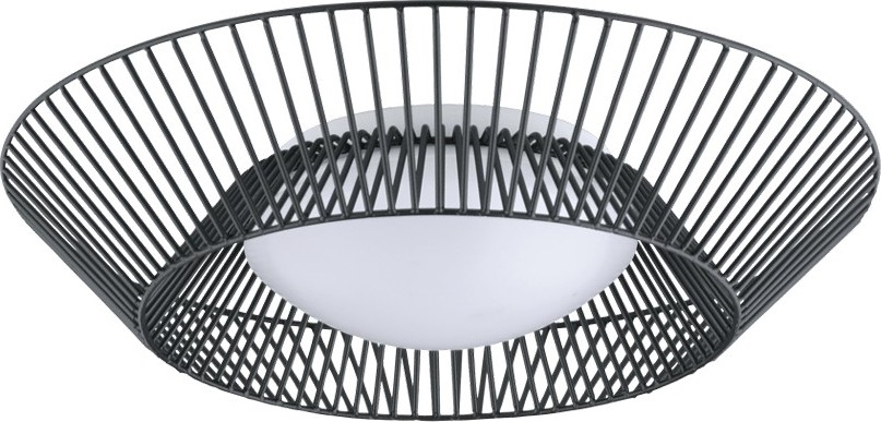 Eglo 200842 - LED Stropní svítidlo PIASTRE LED/8,2W/230V pr. 39 cm černá