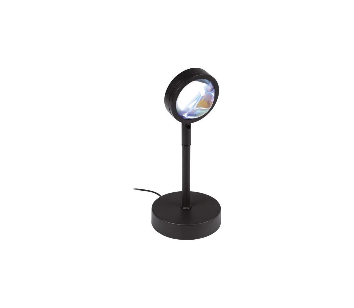 Eglo 205201 - LED RGBW Stmívatelná stolní lampa LED/6W/5V IP40 + DO 205201 Černá