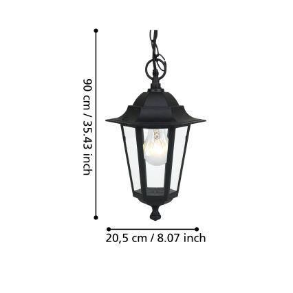 EGLO - Venkovní lampa 1xE27/60W