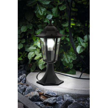 EGLO - Venkovní lampa 1xE27/60W černá IP44