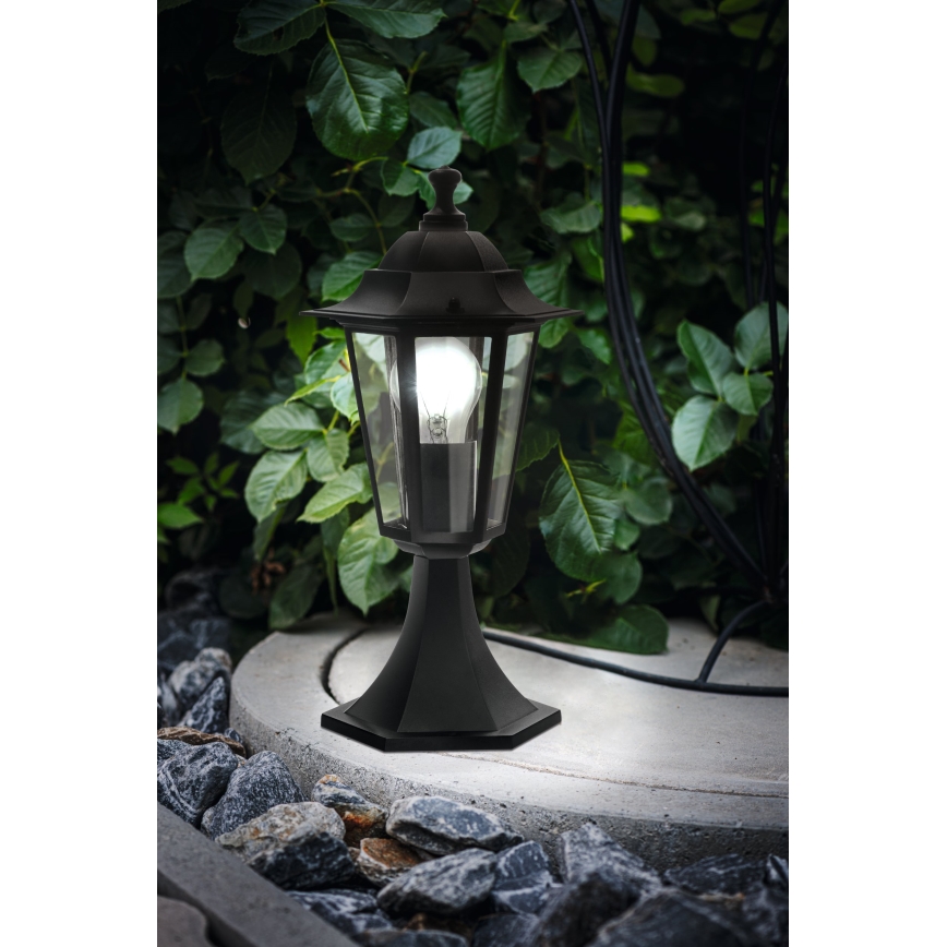 EGLO - Venkovní lampa 1xE27/60W černá IP44