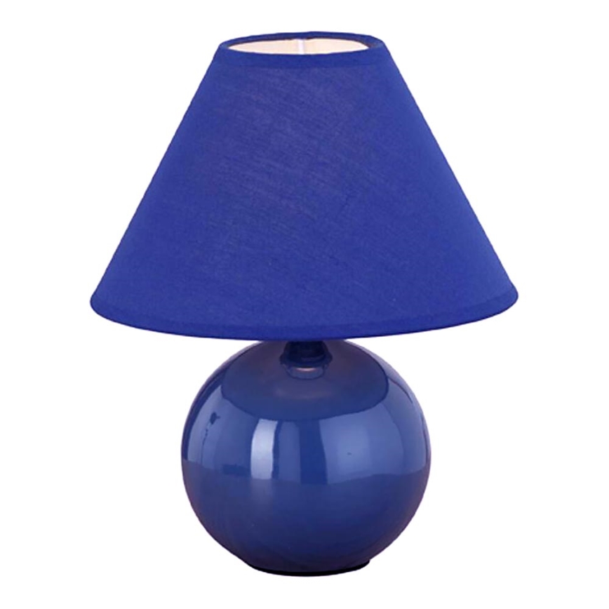 Eglo 23872 - Stolní lampa TINA 1xE14/40W/230V modrá