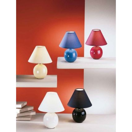 Eglo 23872 - Stolní lampa TINA 1xE14/40W/230V modrá