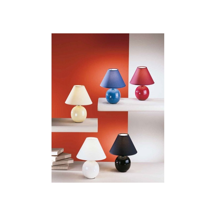 Eglo 23872 - Stolní lampa TINA 1xE14/40W/230V modrá