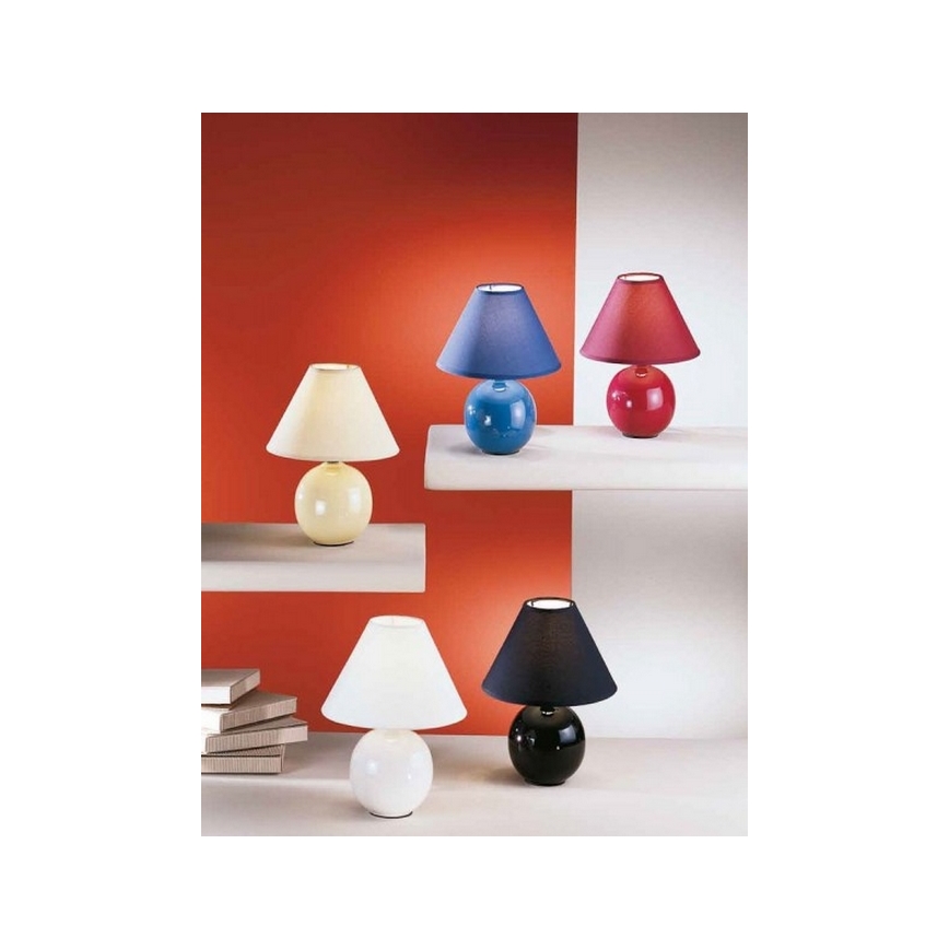 Eglo 23873 - Stolní lampa TINA 1xE14/40W/230V bílá