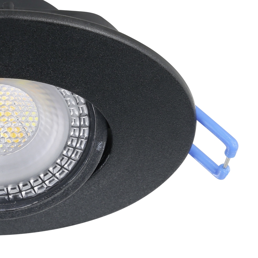 Eglo - SADA 3xLED Podhledové svítidlo LED/4,9W/230V 2700/4000/6500K pr. 9 cm černá