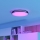 Eglo 300687 - LED RGBW Stmívatelné stropní svítidlo MONTEGRANARO-Z LED/18,5W/230V 2700-6500K pr. 39,4 cm černá + dálkové ovládání