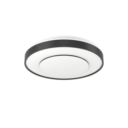 Eglo 300688 - LED RGBW Stmívatelné stropní svítidlo MONTERIGGIONI-Z LED/18,5W/230V 2700-6500K pr. 38,4 cm černá + dálkové ovládání