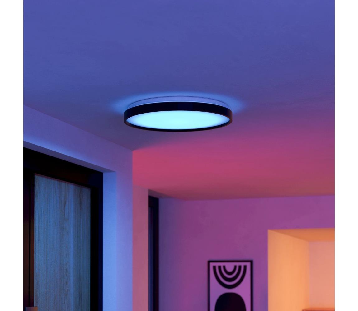 Eglo 300692-LED RGBW St. stropní svítidlo MOZONCILLO-Z LED/28,3W/230V černá + DO 300692