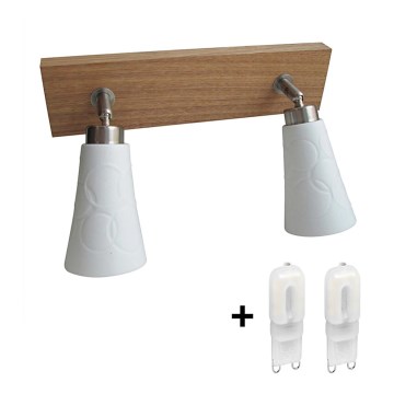 Eglo 30451 - LED Bodové svítidlo 2xG9/5W/230V