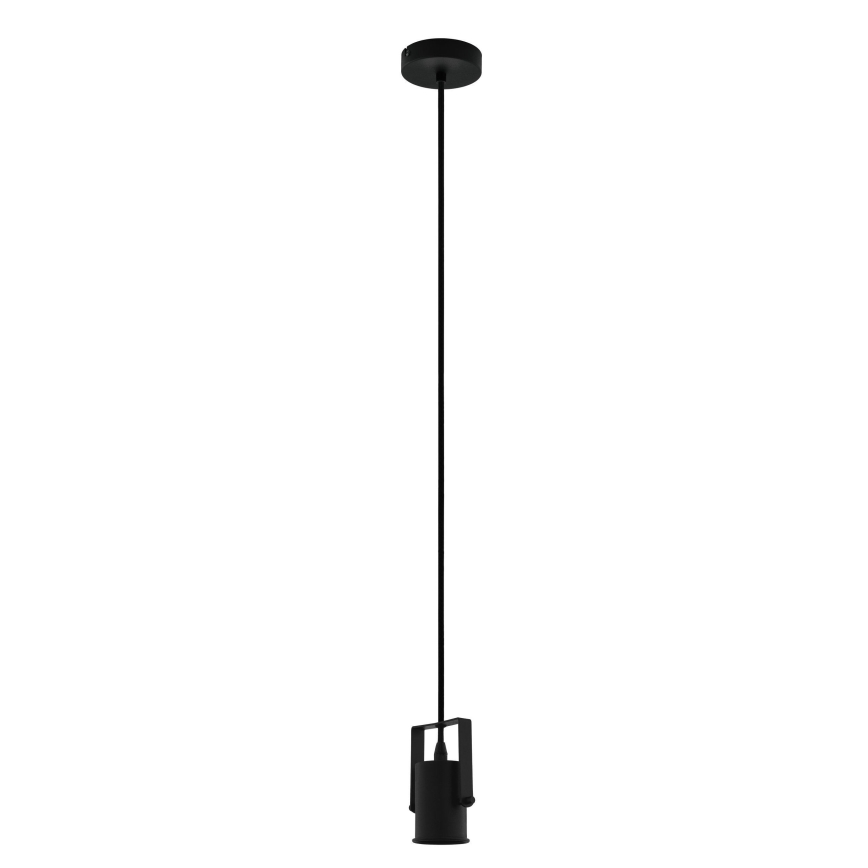 Eglo - Lustr na lanku 1xE27/40W/230V černá
