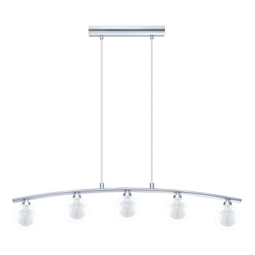 Eglo 31424 - Lustr na lanku ROSARNO 5xG9/33W/230V