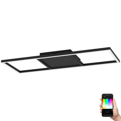 Eglo 31431 - LED RGBW Stmívatelné stropní svítidlo CALAGRANO-Z LED/21W/230V 3000-6500K černá