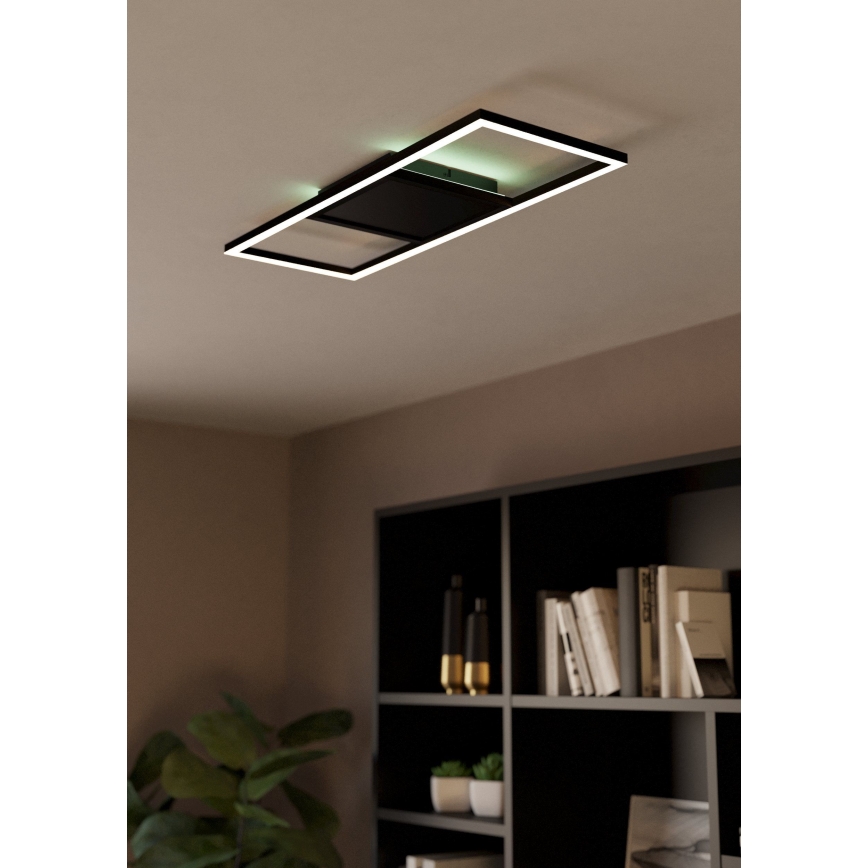 Eglo 31431 - LED RGBW Stmívatelné stropní svítidlo CALAGRANO-Z LED/21W/230V 3000-6500K černá