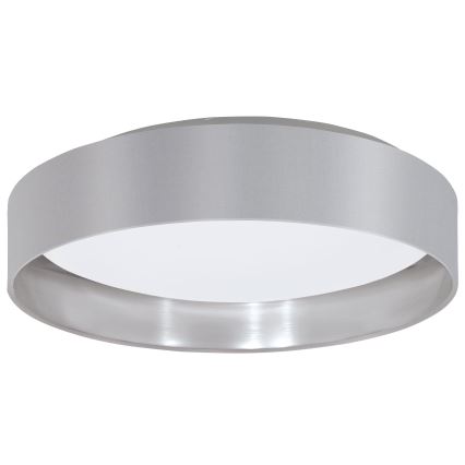 Eglo 31623 - LED Stropní svítidlo MASERLO LED/16W/230V 3000K pr. 40,5 cm šedá/stříbrná