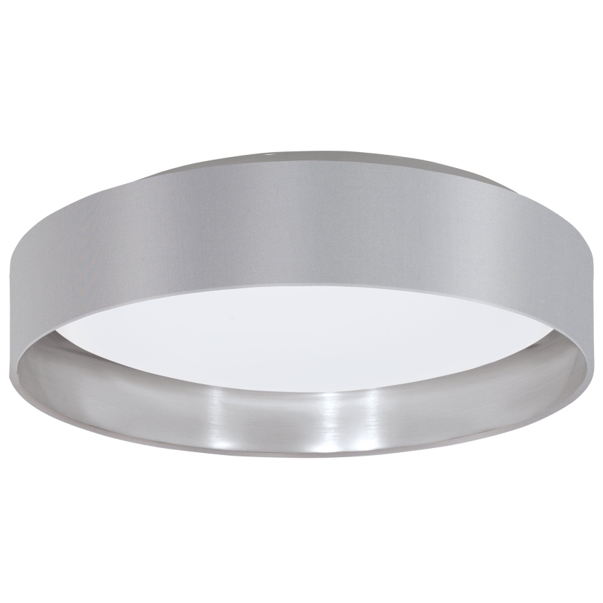 Eglo 31623 - LED Stropní svítidlo MASERLO LED/16W/230V 3000K pr. 40,5 cm šedá/stříbrná