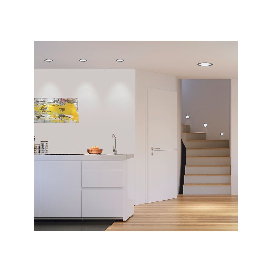 Eglo 31671 - LED Podhledové svítidlo FUEVA 1 LED/10,9W/230V pr. 17 cm