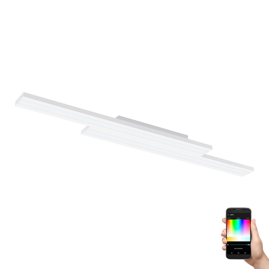 Eglo 31713 - LED RGBW Stmívatelné stropní svítidlo SALITERAS-Z LED/20,4W/230V 2700-6500K bílá