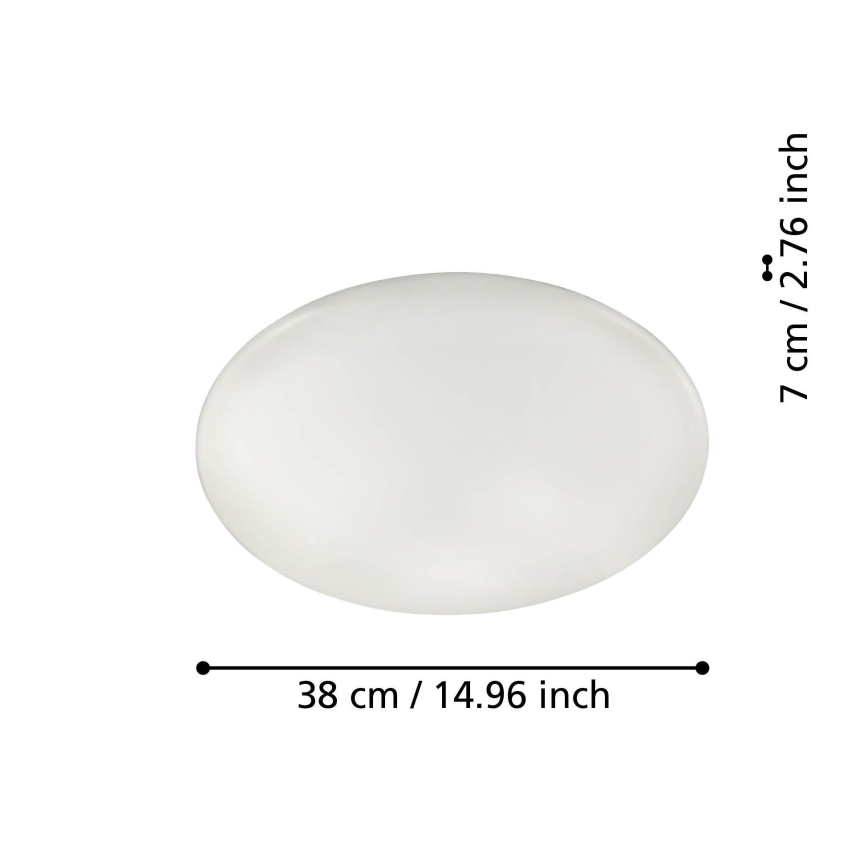 Eglo 31737 - LED Stmívatelné stropní svítidlo TOTARI-Z LED/19,2W/230V 2700-6500K bílá