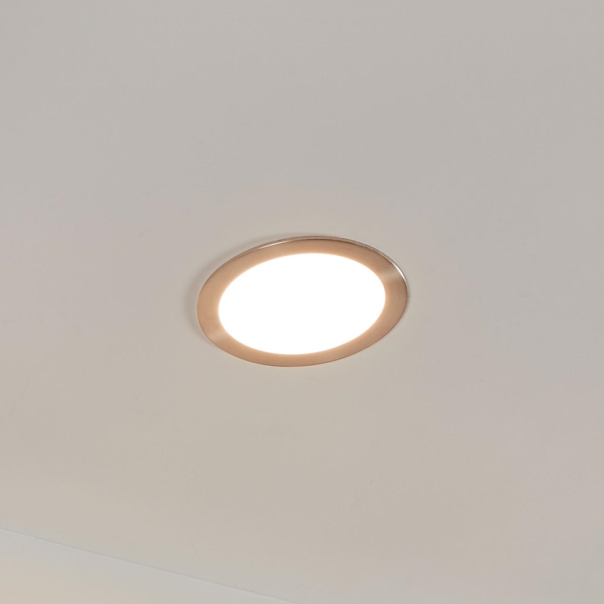 Eglo 31746 - LED Stmívatelné koupelnové podhledové svítidlo FUEVA-Z LED/10,5W/230V 2700-6500K IP44 chrom