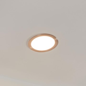 Eglo 31746 - LED Stmívatelné koupelnové podhledové svítidlo FUEVA-Z LED/10,5W/230V 2700-6500K IP44 chrom pr. 16,5 cm
