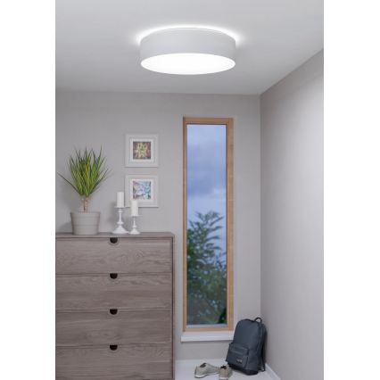 Eglo 31766 - LED RGBW Stmívatelné stropní svítidlo ROMAO-Z LED/35W/230V 2700-6500K pr. 57 cm bílá