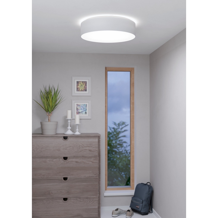 Eglo 31766 - LED RGBW Stmívatelné stropní svítidlo ROMAO-Z LED/35W/230V 2700-6500K pr. 57 cm bílá