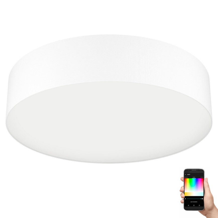 Eglo 31766 - LED RGBW Stmívatelné stropní svítidlo ROMAO-Z LED/35W/230V 2700-6500K pr. 57 cm bílá