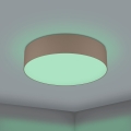 Eglo 31767 - LED RGBW Stmívatelné stropní svítidlo ROMAO-Z LED/35W/230V 2700-6500K pr. 57 cm taupe