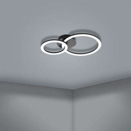 Eglo 31772 - LED Stmívatelné stropní svítidlo PARRAPOS-Z LED/15W/230V 3000-6500K černá