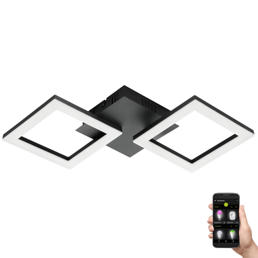 Eglo 31773 - LED Stmívatelné stropní svítidlo PARANDAY-Z LED/15,5W/230V 3000-6500K černá
