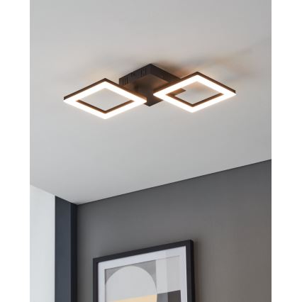 Eglo 31773 - LED Stmívatelné stropní svítidlo PARANDAY-Z LED/15,5W/230V 3000-6500K černá