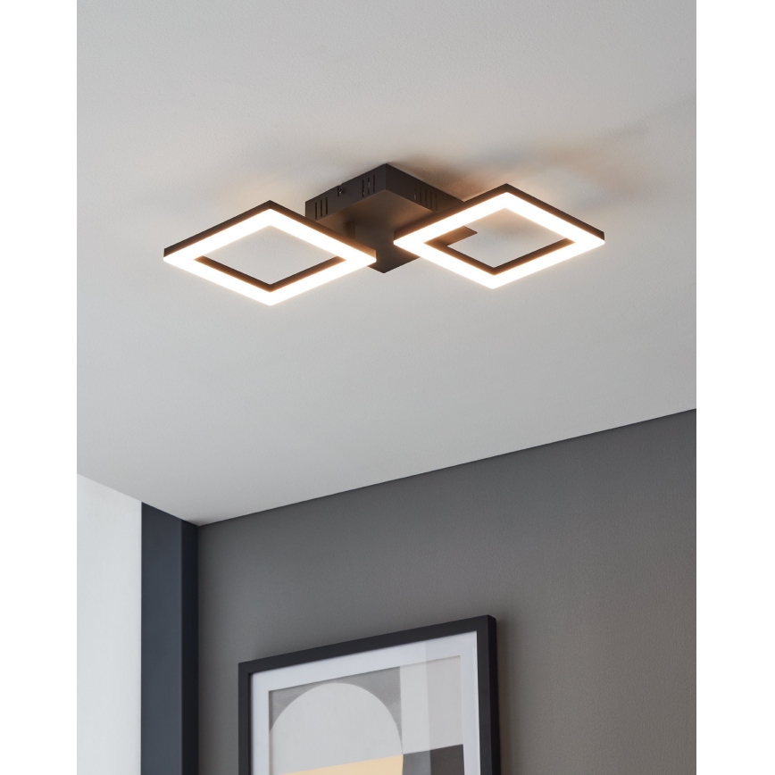Eglo 31773 - LED Stmívatelné stropní svítidlo PARANDAY-Z LED/15,5W/230V 3000-6500K černá