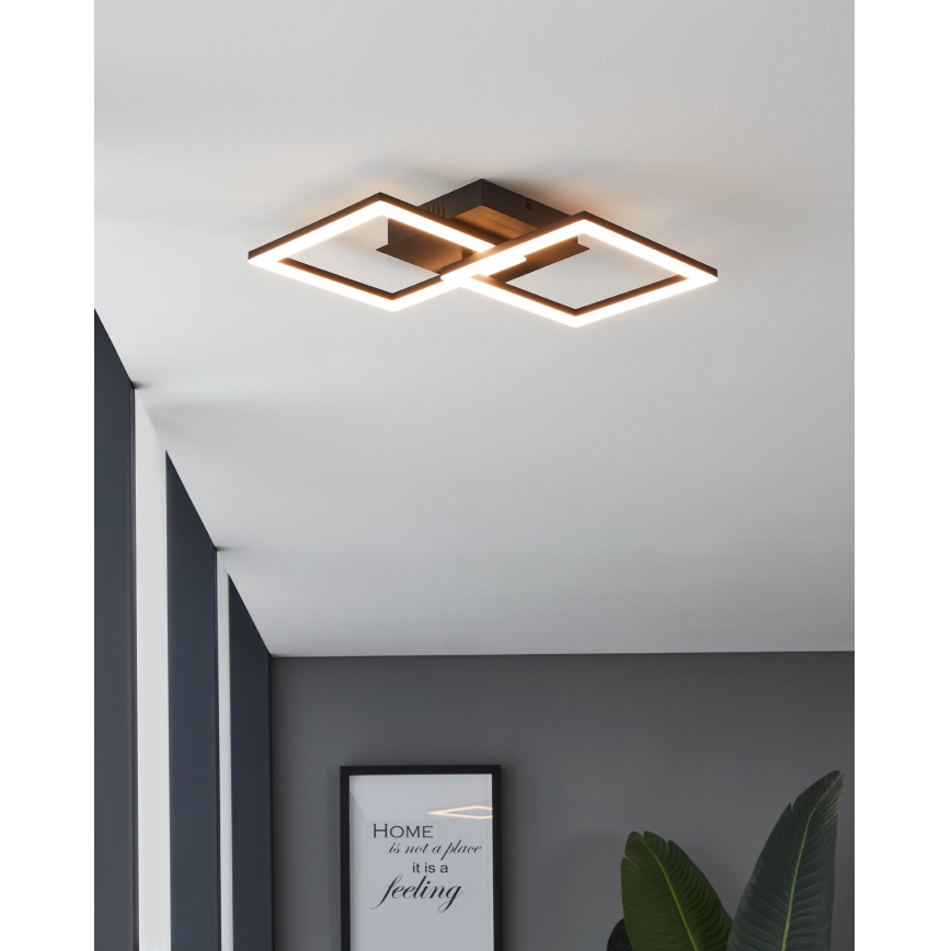 Eglo 31774 - LED Stmívatelné stropní svítidlo PARANDAY-Z LED/21,5W/230V 3000-6500K černá