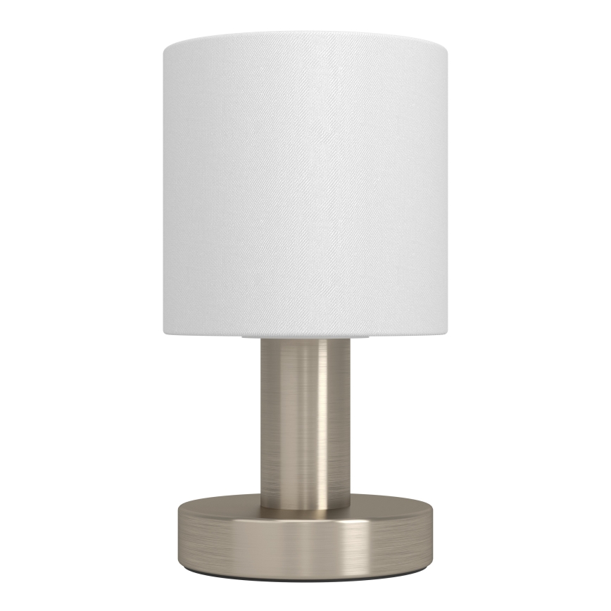 Eglo - Stolní lampa 1xE14/40W/230V bílá/matný chrom