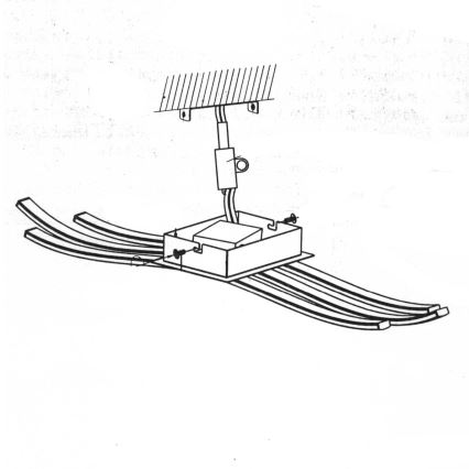 Eglo - LED stropní svítidlo LED/26W/230V