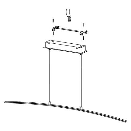 Eglo - LED lustr LED/14W/230V