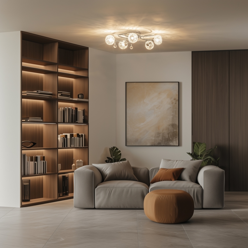 Eglo 32103 - Přisazený lustr VELAGO 5xG9/33W/230V lesklý chrom