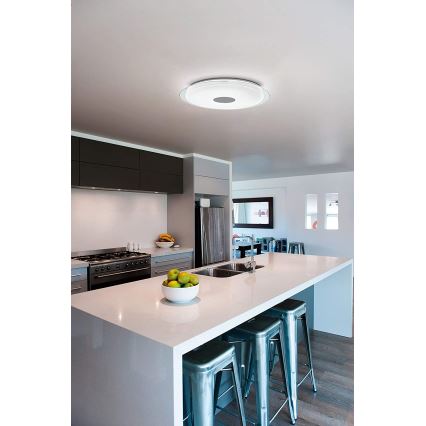 Eglo 32344 - LED RGBW Stmívatelné stropní svítidlo LANCIANO-C LED/53W/230V 2700-6500K + dálkové ovládání