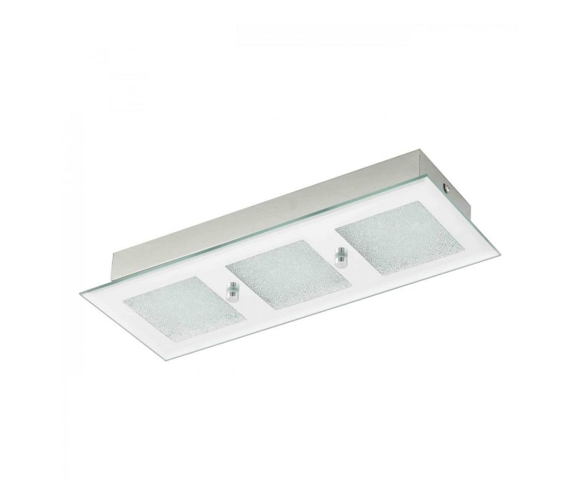 Eglo 32452 - LED Stropní svítidlo PALLANTE LED/10,8W/230V 32452 Matný chrom,Čirá