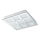 Eglo 32455 - LED Stropní svítidlo PALLANTE LED/33W/230V 4000K matný chrom