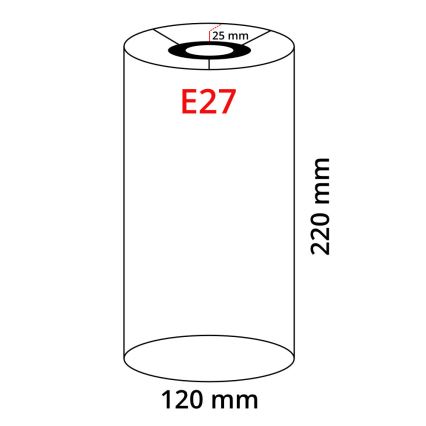 Eglo 32498 - Univerzální stínidlo TUNJA E27 pr. 12 cm bílá