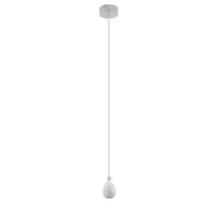 Eglo 32544 - Lustr na lanku YORTH 1xE27/60W/230V bílá