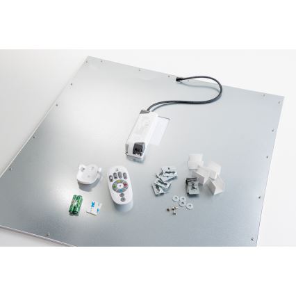 Eglo 32547 - LED RGBW Stmívatelný přisazený/podhledový panel 2v1 SALOBRENA-C LED/34W/230V bílá 60x60 cm + dálkové ovládání